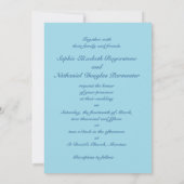  lente-primroses bruiloft uitnodiging (Achterkant)