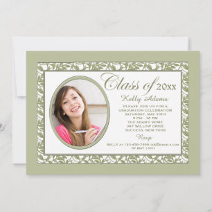 Lente reflectie Fotouitnodiging Kaart