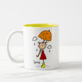 Lente Regen Mok (Links)