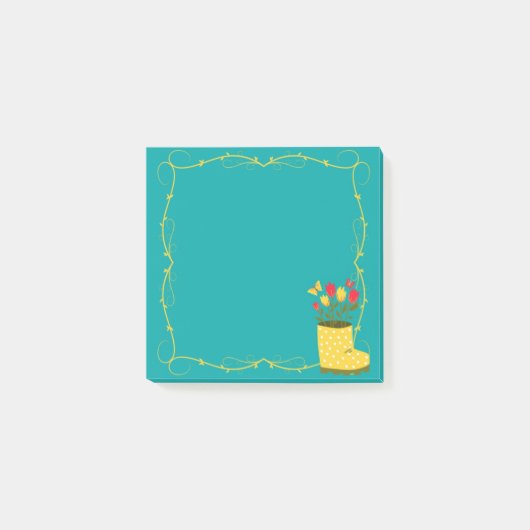 Lente Regenlaars, Tulp, Vlinder Post-It Notities Post-it® Notes (Voorkant)