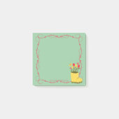 Lente Regenlaars, Tulp, Vlinder Post-It Notities Post-it® Notes (Voorkant)