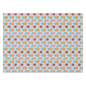 Lente retro bloemen tafelkleed (Voorkant (Horizontaal))