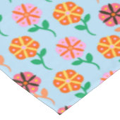 Lente retro bloemen tafelkleed (Gekanteld)