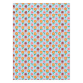 Lente retro bloemen tafelkleed (Voorkant)