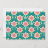 Lente Retro Flower Kaart (Voorkant)