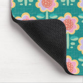 Lente Retro Flower Muismat (Hoek)