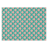 Lente Retro Flower Tafelkleed (Voorkant (Horizontaal))