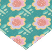 Lente Retro Flower Tafelkleed (Gekanteld)
