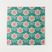 Lente Retro Flower Wandkleed (Voorkant)