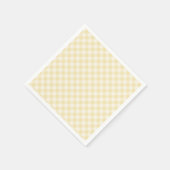 Lente Retro Gingham | Botercreme Servet (Hoek)
