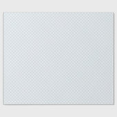 Lente Retro Gingham | Poederblauw Cadeaupapier (Vlak)