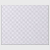 Lente Retro Gingham | Stof Lavendel Cadeaupapier (Vlak)