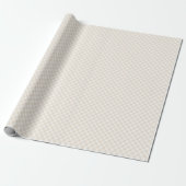 Lente Retro Gingham | Zachte Linnen Cadeaupapier (Uitgerold)
