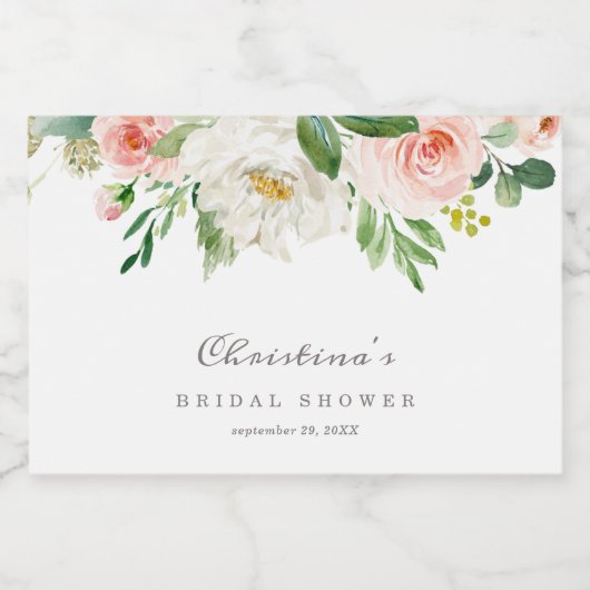 Lente Romance Mini Mousserende Wijnflesetiketten Sparkling Wijnetiket (Enkel label)