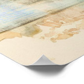  LENTE ROOD EN WIT BLOEMKLEURIG MET VLINDER POSTER (Hoek)