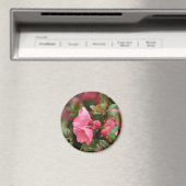 Lente roze bloeiende kweepel magneet (Insitu (Vaatwasser))