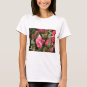 Lente roze bloeiende kweepel t-shirt (Voorkant)