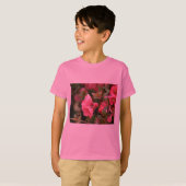 Lente roze bloeiende kweepel t-shirt (Voorkant volledig)
