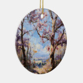 Lente Roze Boom Ornament (Rechts)