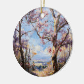 Lente Roze Boom Ornament (Links)
