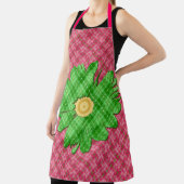Lente roze en groen schort (Insitu)