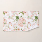 Lente roze hortensia bloemstuk bad handdoek (Handdoek)