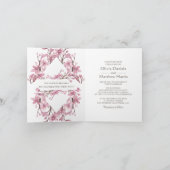 Lente roze kersenbloesem. Bloemen bruiloft gevouwe (Binnen)