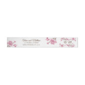 Lente roze kersenbloesem. Floral retouradres (Individueel)