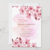 Lente Roze Kersenbloesem Sakura Verjaardag Kaart (Voorkant)