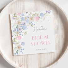 Lente Roze Paarse Wilde Bloemen Bruids Shower