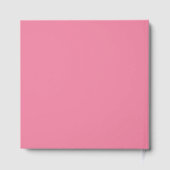 Lente Roze Vlinder Bloem Bruiloft Gastenboek (Achterkant)