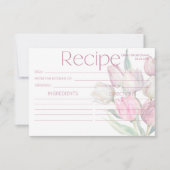 Lente roze witte tulpen Recept (Voorkant)