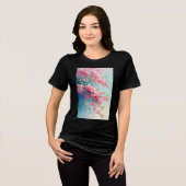 Lente Sakura Blush Tri-Blend Shirt (Voorkant volledig)