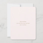 Lente Sakura Japanse Kersenbloesem Roze Bedankkaart (Achterkant)