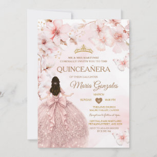 Lente Sakura Quinceañera Zoete 16 Kersenbloesem Kaart