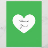 Lente Sale Sieraden Groen Wit Hart Flyer (Achterkant)
