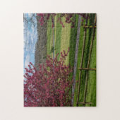 Lente Schoonheid Bij Rivercut Legpuzzel (Verticaal)