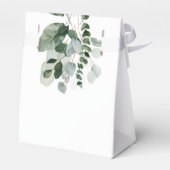 LENTE SCHOONHEID BOTANISCH GROEN Bruiloft Bedankdoosjes (Achterkant)