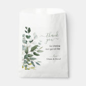 LENTE SCHOONHEID BOTANISCH GROEN Bruiloft Bedankzakje (Voorkant)