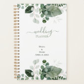 LENTE SCHOONHEID BOTANISCH GROEN Bruiloft Planner (Voorkant)
