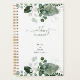 LENTE SCHOONHEID BOTANISCH GROEN Bruiloft Planner