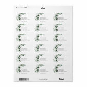 LENTE SCHOONHEID BOTANISCHE BLADEREN ETIKET (Full Sheet)