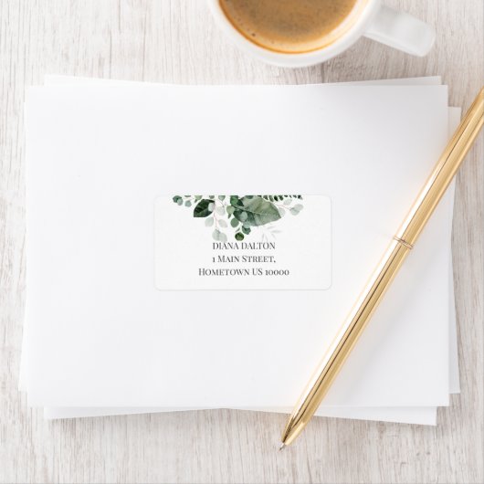 LENTE SCHOONHEID BOTANISCHE GROENE BLADEREN ETIKET (Insitu)