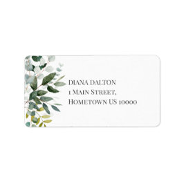 LENTE SCHOONHEID BOTANISCHE GROENE RAND ETIKET