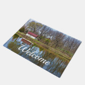 Lente Seizoen Reflecties Schilderachtige Deurmat (Schuin)