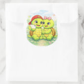 Lente Selfie Ronde Sticker (Tas)