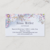 Lente Serene Bloemen Counseling Ministerie Visitekaartje (Voorkant)