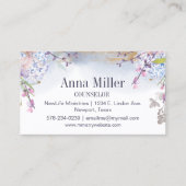 Lente Serene Clouds Counseling Ministerie Visitekaartje (Voorkant)