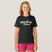LENTE SFEER WITTE TYPOGRAFIE T-SHIRT (Voorkant volledig)
