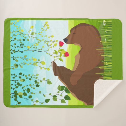 lente sherpa deken (Voorkant (horizontaal))